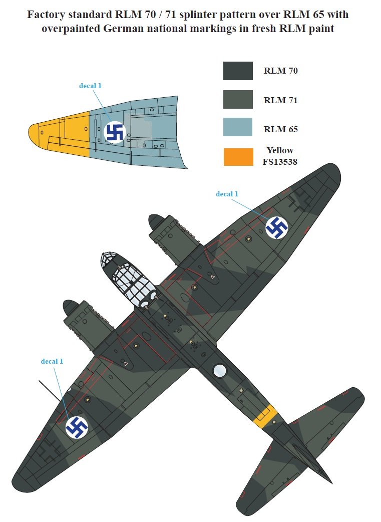 1/48 Ju88A-4 容克中型轰炸机"芬兰服役战术标记"