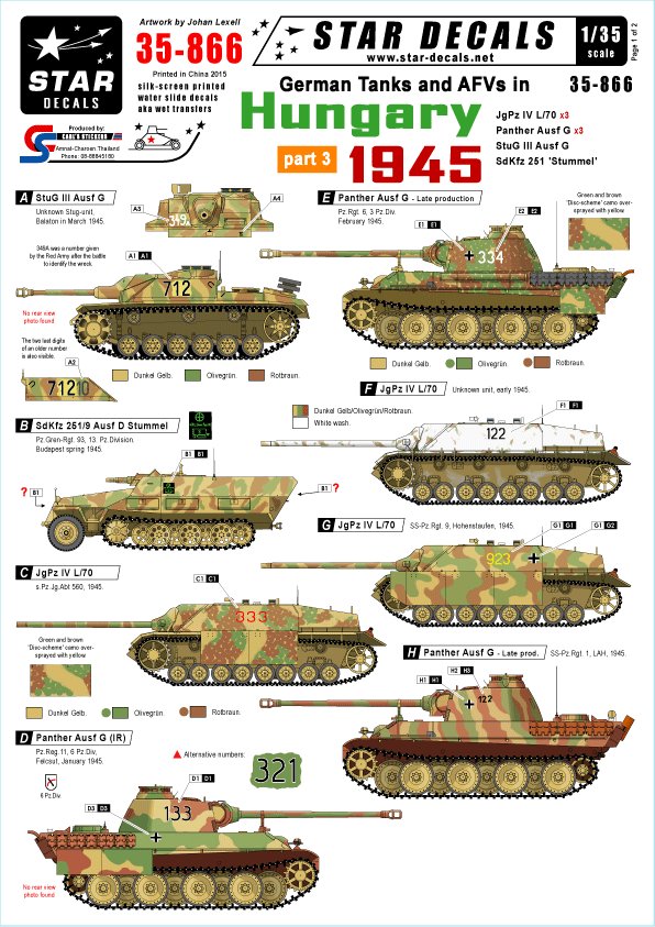 1/35 二战德国坦克"匈牙利战线1945年"#3