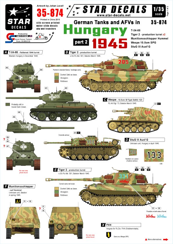 1/35 二战德国装甲战车"匈牙利1945年"(2)