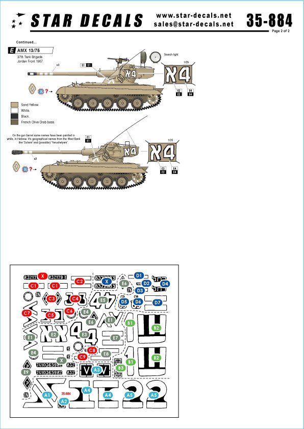 1/35 现代以色列(3)"M1 谢尔曼, AMX-13/75" - 点击图像关闭