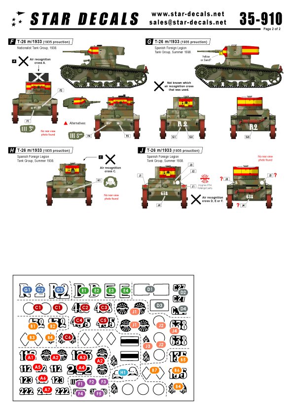 1/35 二战前西班牙内战#1"T-26" - 点击图像关闭