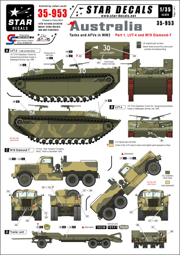 1/35 二战澳大利亚坦克与装甲车 - 点击图像关闭