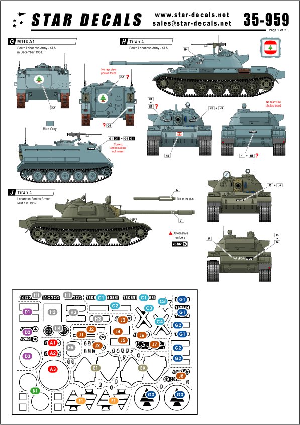 1/35 现代黎巴嫩坦克与装甲车 - 点击图像关闭