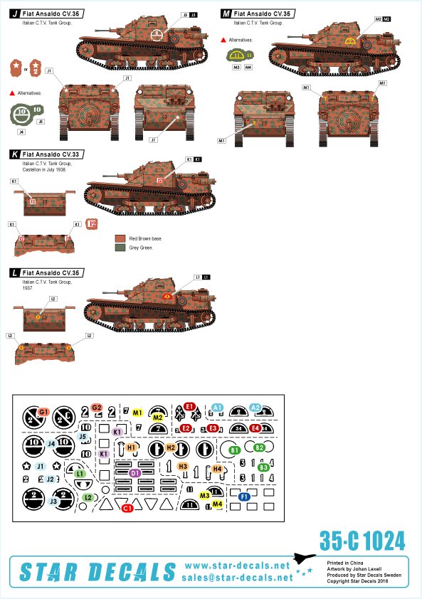 1/35 西班牙内战(4)"CV.33, CV.35" - 点击图像关闭