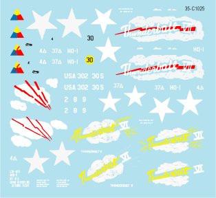 1/35 二战美国第37坦克营"雷电谢尔曼"