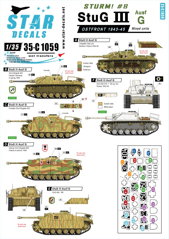 1/35 二战德国三号突击炮G型"东部战线1943-45年" - 点击图像关闭