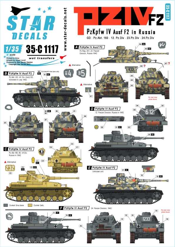 1/35 二战德国四号战车F2型"俄罗斯战线" - 点击图像关闭