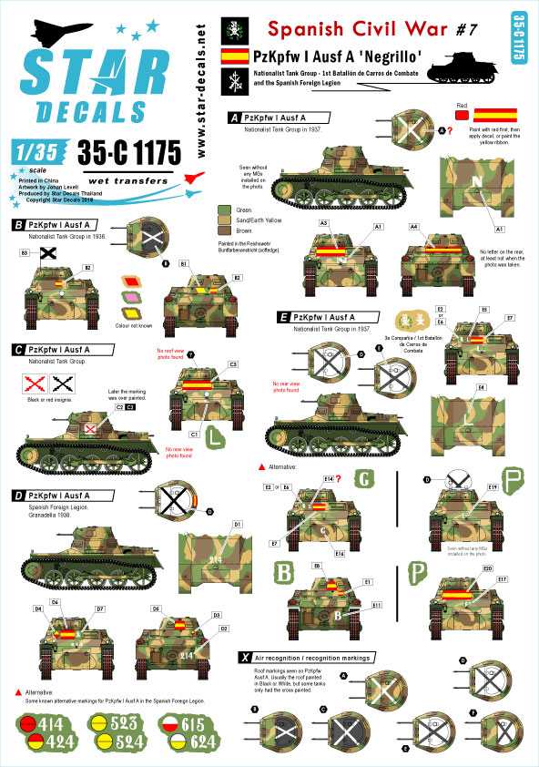 1/35 西班牙内战(7)"一号战车A型"