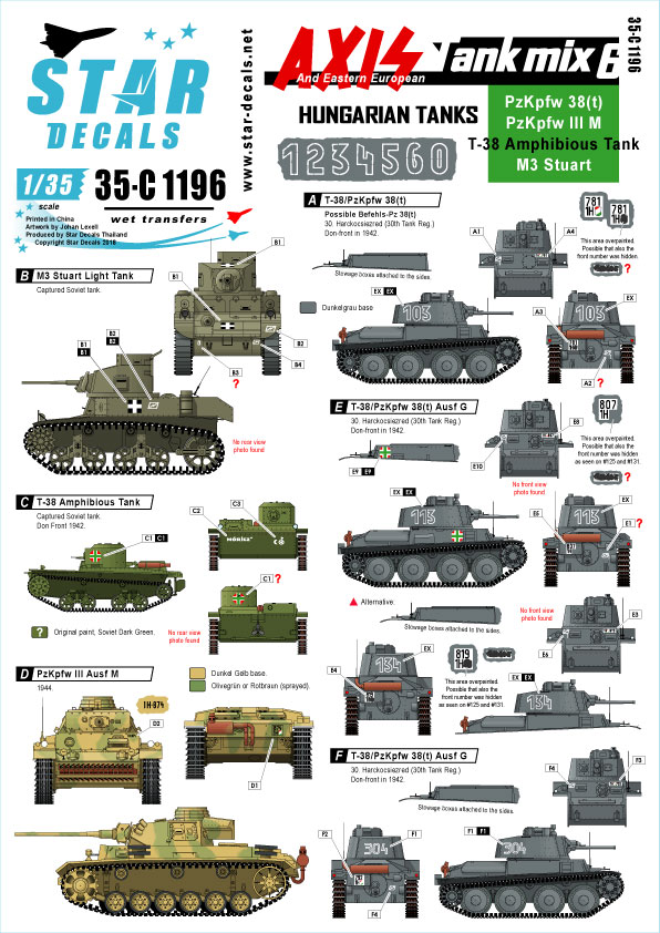 1/35 二战东欧坦克(6)"匈牙利坦克" - 点击图像关闭