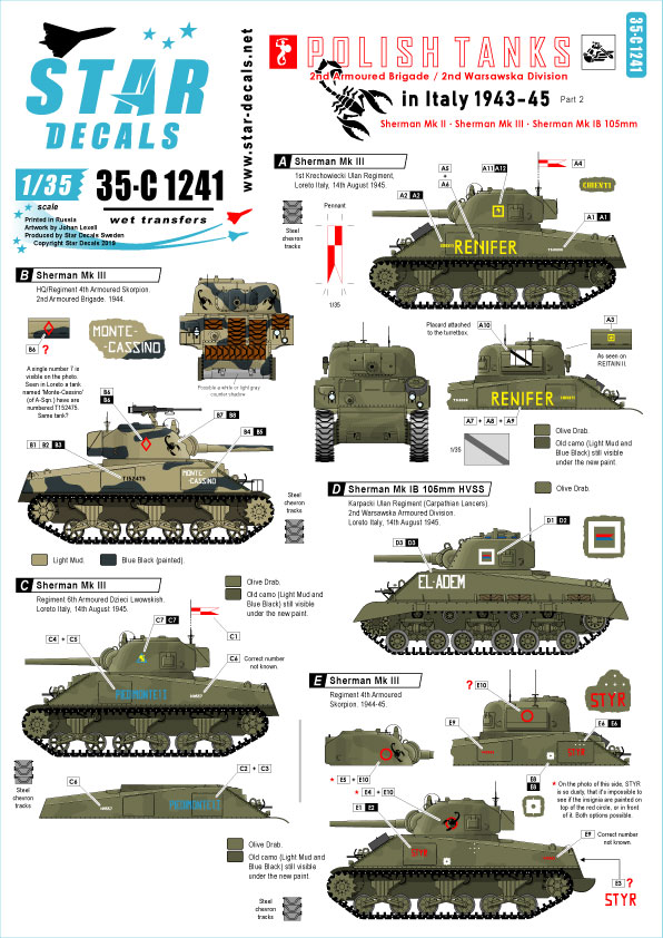 1/35 二战波兰坦克战车"意大利战线1943-45年"(2)