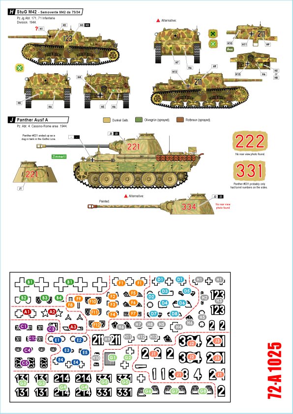 1/72 二战德国坦克与装甲车"卡西诺战役, 意大利战线1944年"(5)