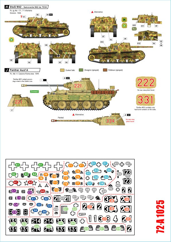 1/72 二战德国坦克与装甲车"卡西诺战役, 意大利战线1944年"(5)