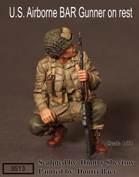 1/35 二战美国陆军伞兵机枪手(3)