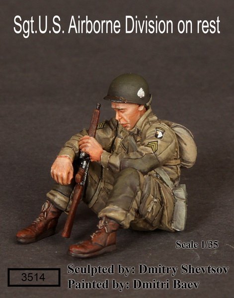 1/35 二战美国陆军伞兵中士(4) - 点击图像关闭