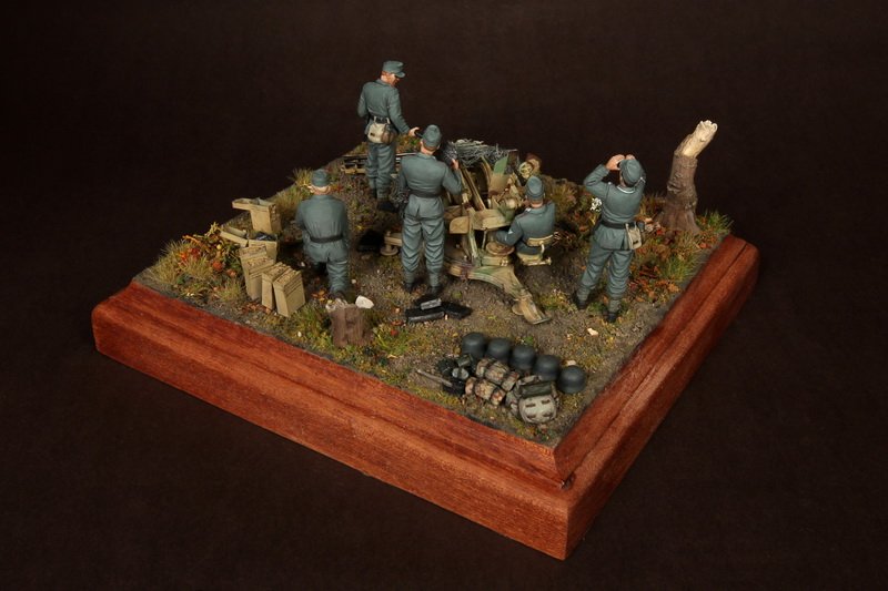 1/35 二战德国防空炮兵小队1944-45年(5人)