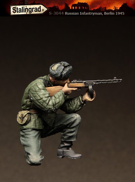 1/35 二战俄罗斯步兵(4)