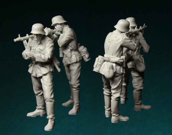 1/35 二战德国重机枪步兵组(2人)