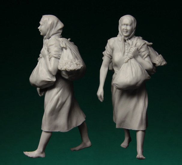 1/35 二战俄罗斯难民妇女(1) - 点击图像关闭