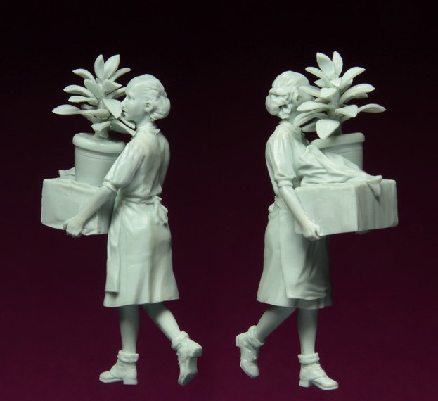 1/35 二战欧洲难民女孩