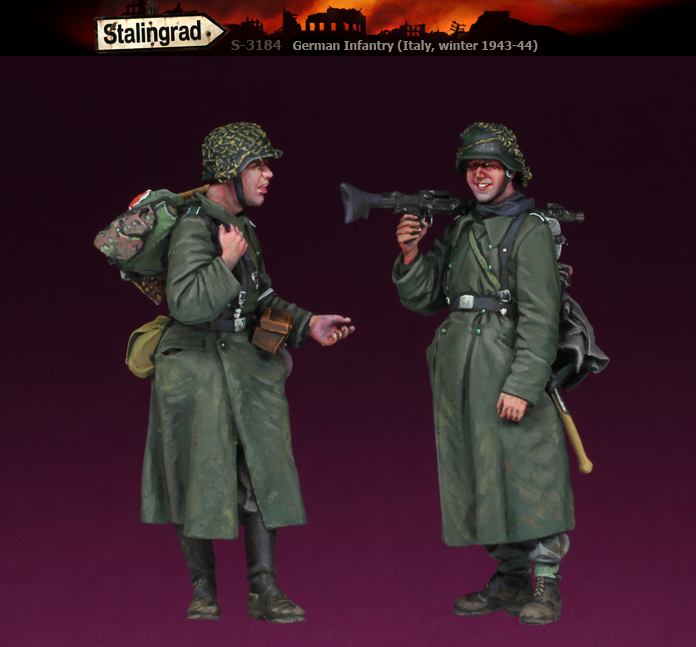 1/35 二战德国步兵"意大利, 1943-44年冬季" - 点击图像关闭