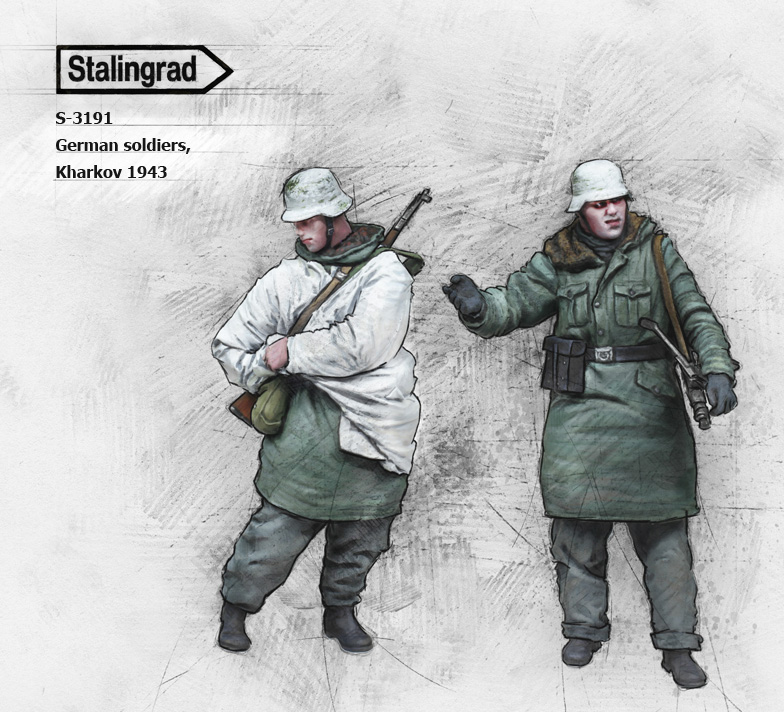 1/35 二战德国士兵组(1)"库尔斯克1943年" 1/35 二战德国士兵组(1)"库尔斯克1943年"