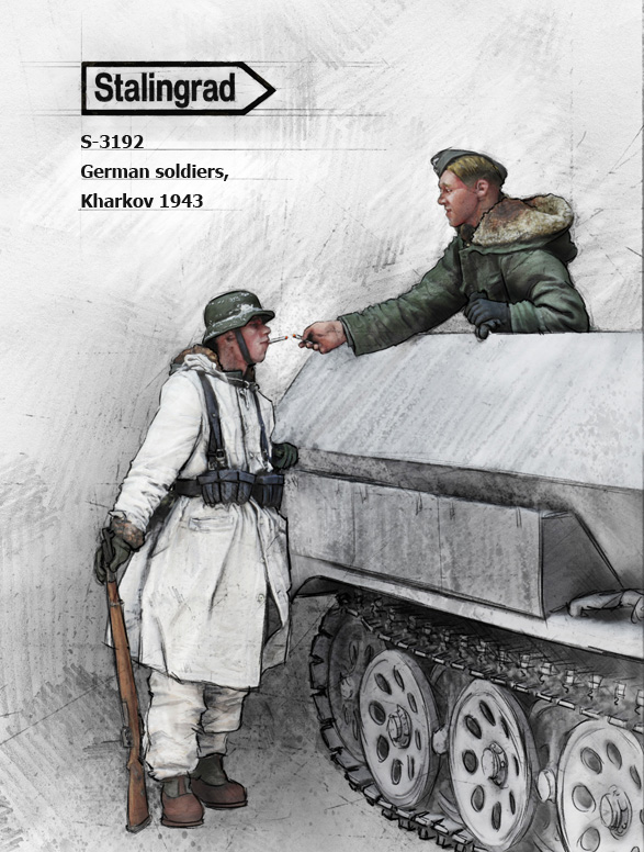 1/35 二战德国士兵组(2)"库尔斯克1943年" - 点击图像关闭