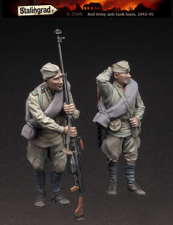 1/35 二战苏联红军反坦克步兵 1943-45 - 点击图像关闭