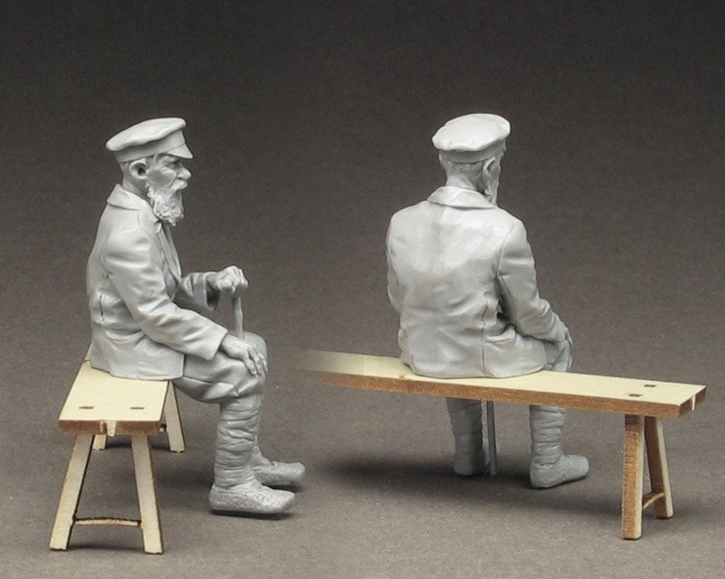1/35 二战俄罗斯老年人