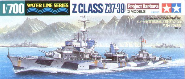 1/700 二战德国Z级(Z37-39)驱逐舰 - 点击图像关闭