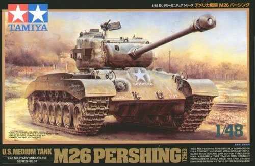 1/48 二战美国 M26 潘兴中型坦克