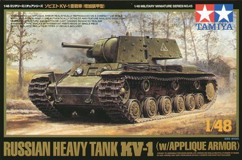 1/48 二战俄罗斯 KV-1 重型坦克附加装甲型 - 点击图像关闭