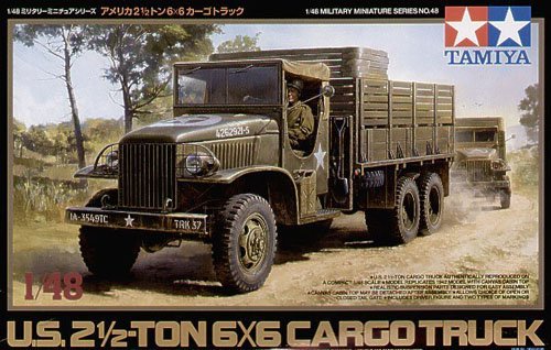 1/48 二战美国通用2.5吨军用运输卡车