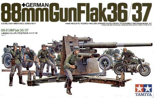 1/35 二战德国 8.8cm Flak 36/37 防空炮 - 点击图像关闭