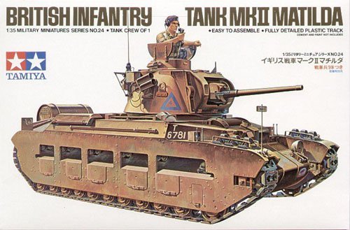 1/35 二战英国马蒂尔达步兵坦克 Mk.II