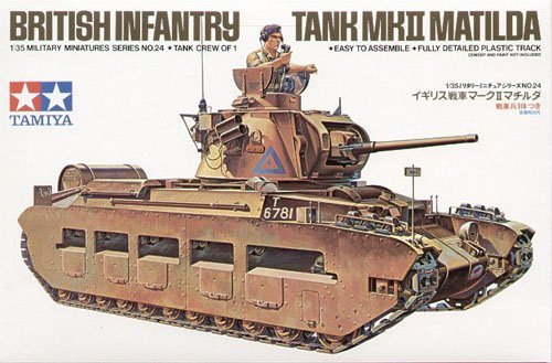 1/35 二战英国马蒂尔达步兵坦克 Mk.II 1/35 二战英国马蒂尔达步兵坦克 Mk.II