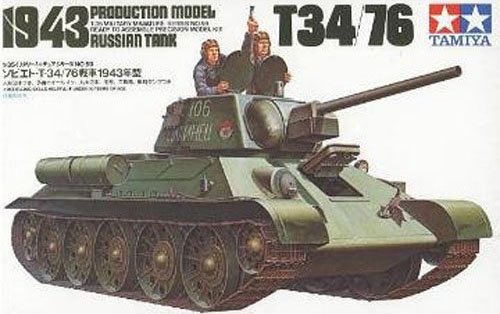 1/35 二战苏联 T-34/76 中型坦克1943年型 - 点击图像关闭