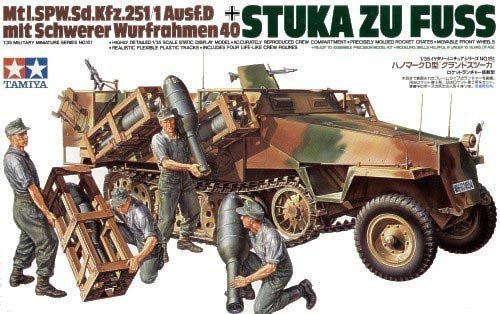 1/35 二战德国 Sd.Kfz.251/1 Ausf.D 半履带火箭弹发射车 - 点击图像关闭