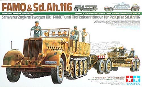 1/35 二战德国 Sd.Kfz.9 (Sd.Ah.116) 半履带重型坦克牵引车 - 点击图像关闭