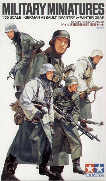 1/35 二战德国步兵冬季突击 - 点击图像关闭