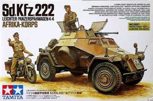 1/35 二战德国 Sd.Kfz.222 四轮装甲侦察车"非洲军团" - 点击图像关闭