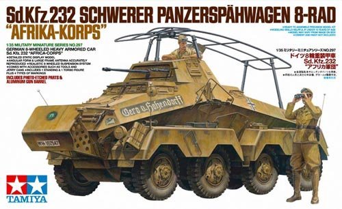 1/35 二战德国 Sd.Kfz.232 八轮重型装甲车"非洲军团" - 点击图像关闭