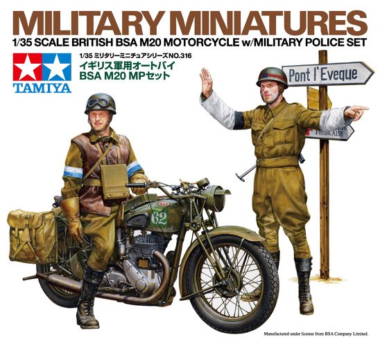 1/35 二战英国 BSA M20 摩托车与宪兵