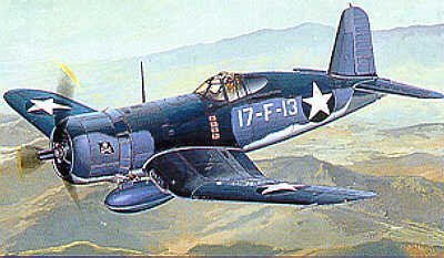 1/48 二战美国 F4U-1/2 海盗舰载战斗机