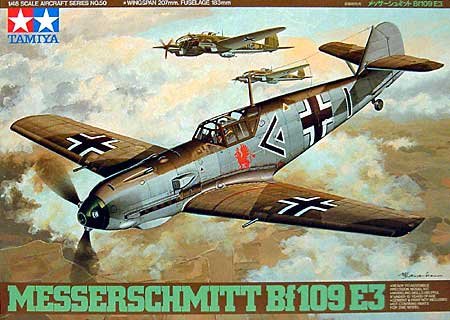 1/48 二战德国 Bf109E-3 梅塞施米特战斗机