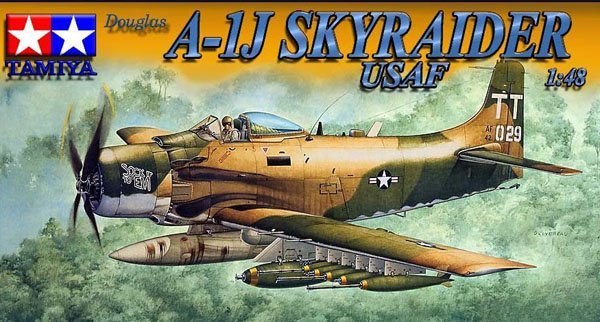 1/48 现代美国 A-1J 空中袭击者攻击机