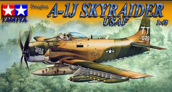 1/48 现代美国 A-1J 空中袭击者攻击机 1/48 现代美国 A-1J 空中袭击者攻击机