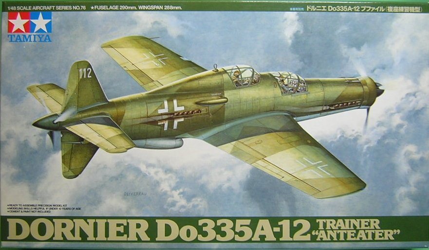 1/48 二战德国 Do335A-12 道尼尔箭式双座教练机