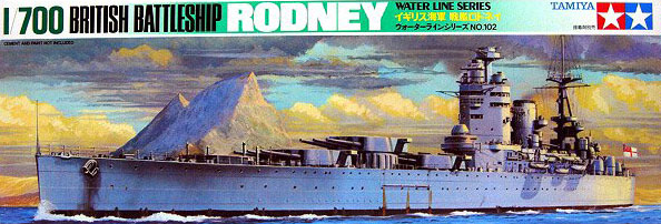 1/700 二战英国罗德尼号战列舰 - 点击图像关闭