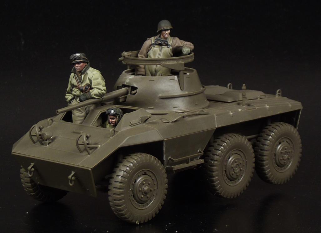 1/35 二战美国装甲车乘员组(3个)