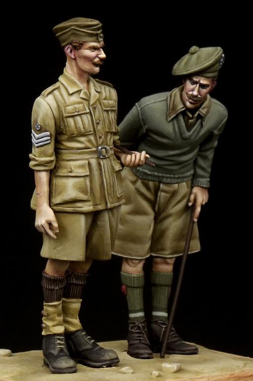 1/35 二战英国士官与苏格兰高地团士兵